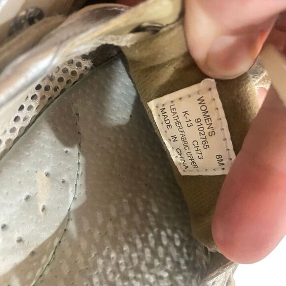 Sperry Sliders leather size 8M flats gray and white - Picture 8 of 8